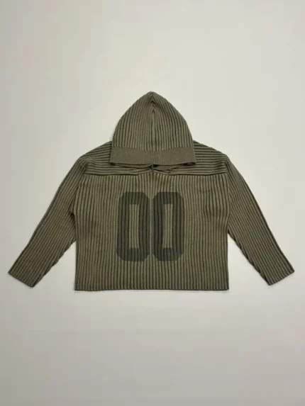 Saalt Studio Moss Knitted Jersey Hoodie