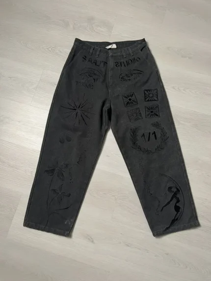 Saalt Studio Black Jeans